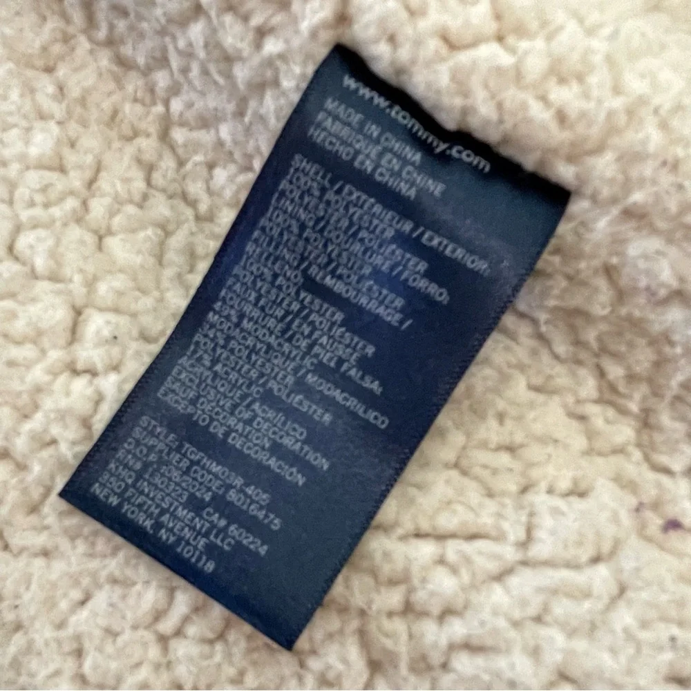Little‎ Girl Tommy Hilfiger Anorak Puffer Jacket With Faux Fur Hood Blue